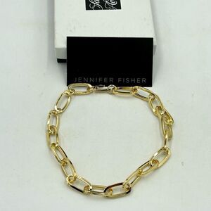 Jennifer Fisher Gold Link Necklace